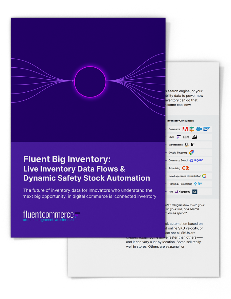 Fluent Big Inventory - Live Inventory Data Flows and Dynamic