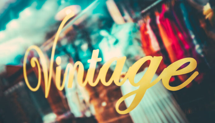 Vintage clothing store