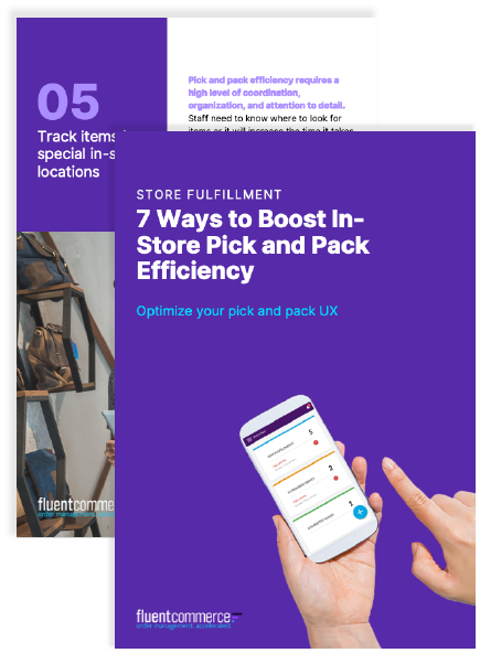 7 ways to boost in-store pick and pack efficiency eBook cover